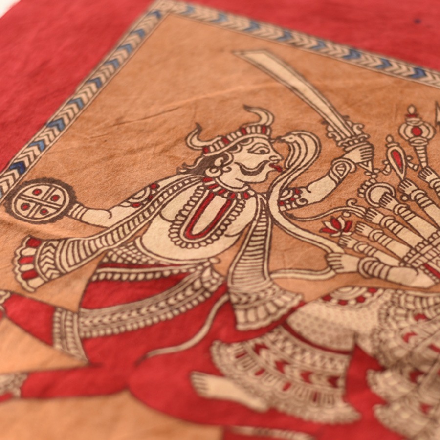 Buy Matani Pachedi Painting - Mahishasura Mardini