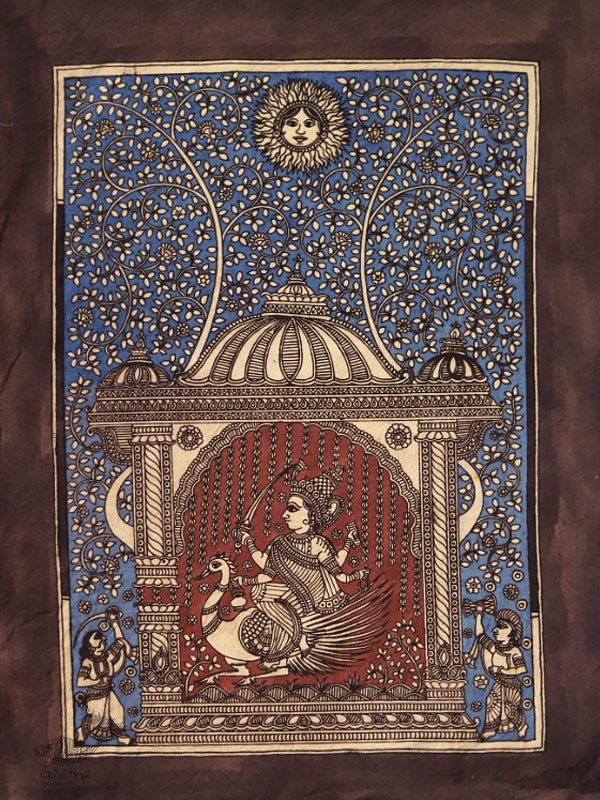 Sacred cloth of the Goddess - Bhrahmani Maa ( 15 X 18 )