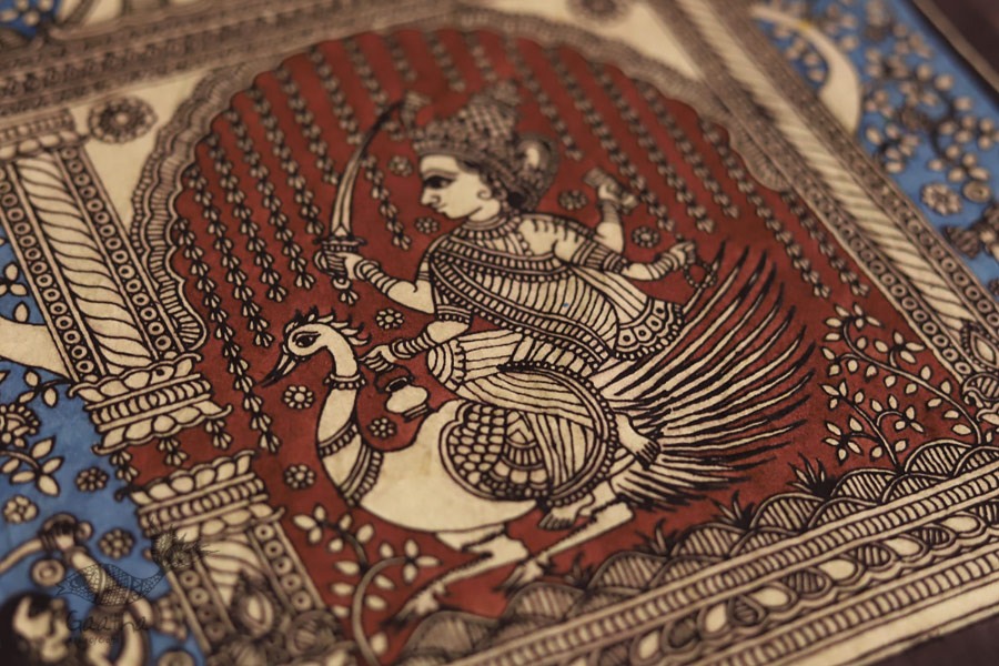 Sacred cloth of the Goddess - Bhrahmani Maa ( 15 X 18 )