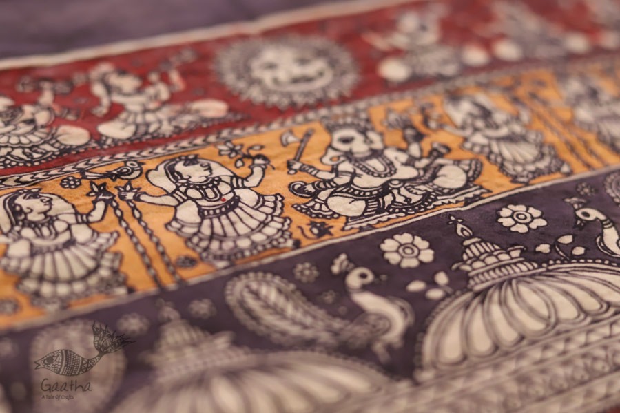 Sacred cloth of the Goddess - Panch Devi ( 15 X 18 )