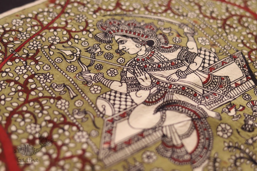 Sacred cloth of the Goddess - Hadaksha Maa ( 15 X 18 )