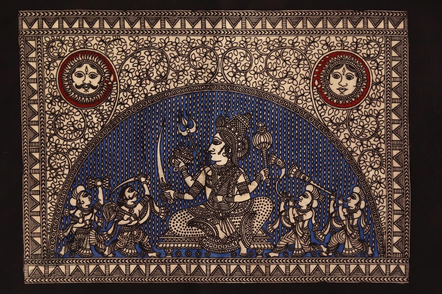 Sacred cloth of the Goddess - Jyog Maa ( 15 X 18 )