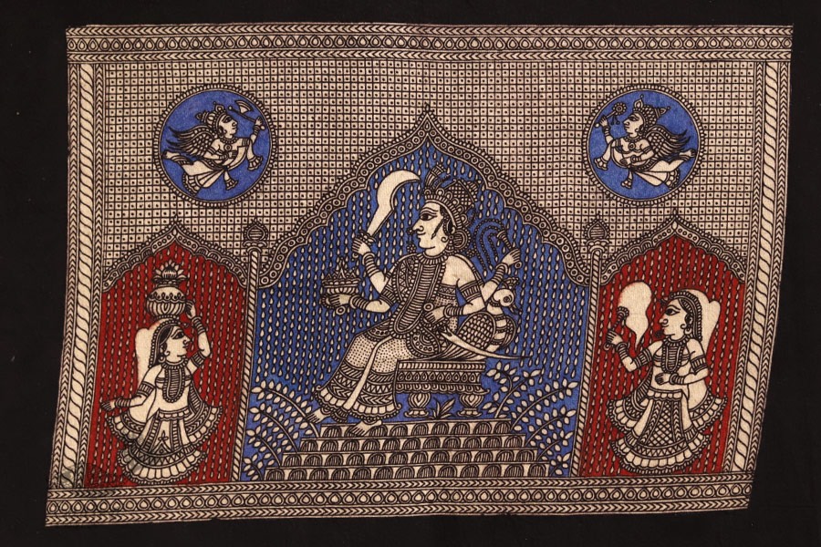 Sacred cloth of the Goddess - Kaal Ratri ( 15 X 18 )