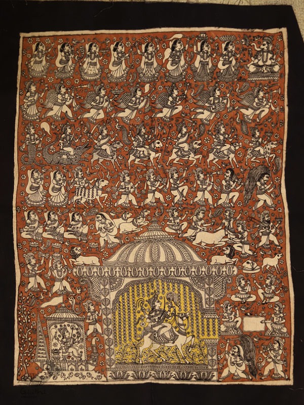 Sacred cloth of the Goddess - Momai Maa ( 26 X 20 )