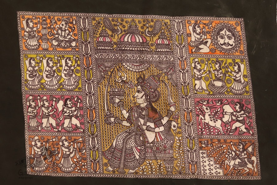 Sacred cloth of the Goddess - Jogni Maa ( 15 X 18 )