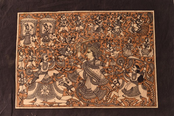 shop Matani Pachedi Painting - Maa Durga