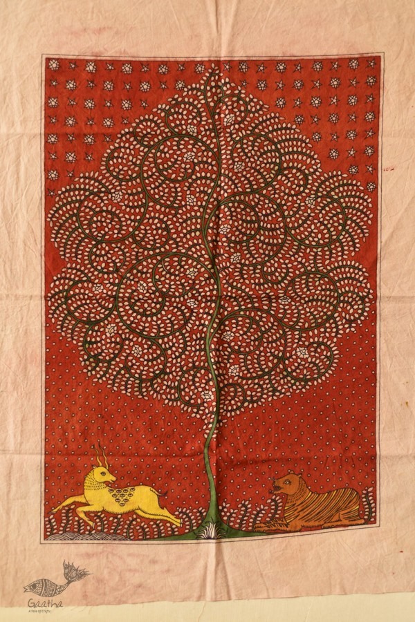 shop online Mata ni Pachedi - Tiger Hunting Deer