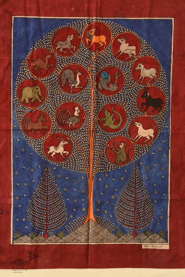 shop online Mata ni Pachedi - Animal & Birds in Life of Tree