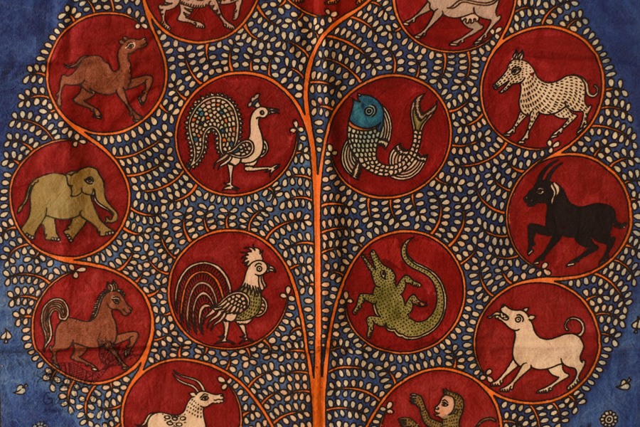 shop online Mata ni Pachedi - Animal & Birds in Life of Tree
