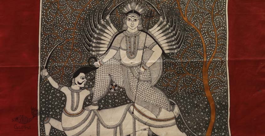 shop online Sacred cloth of the Goddess - Vishat Maa (22" x 22")