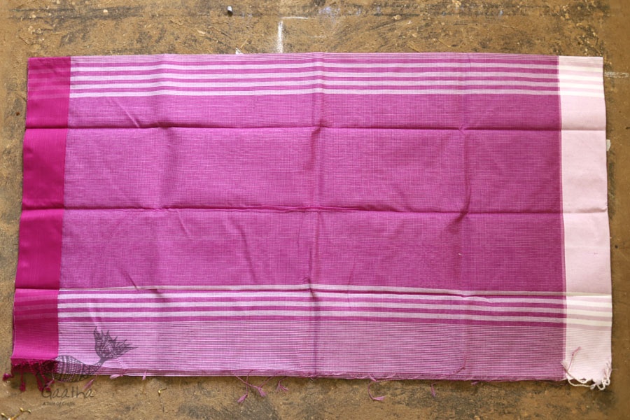 Iris ❢ Handloom  ❢ Cotton Checks Saree ❢ 12