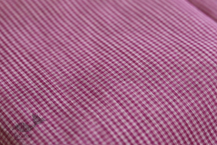 Iris ❢ Handloom  ❢ Cotton Checks Saree ❢ 12