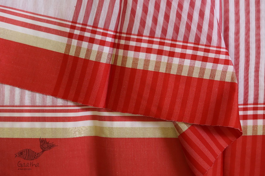 Iris ❢ Handloom  ❢ Cotton Checks Saree ❢ 18