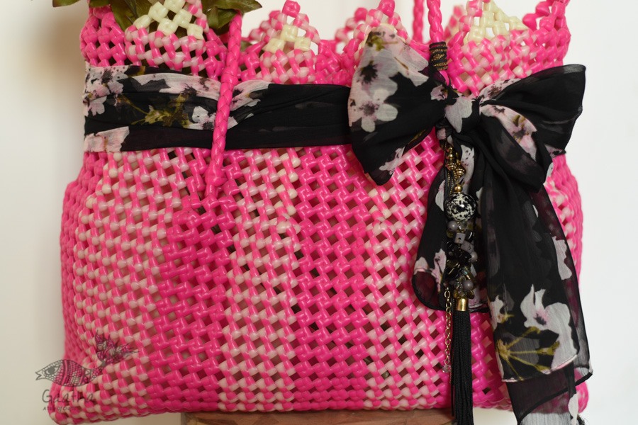 shop Multipurpose Grocery Pink Basket