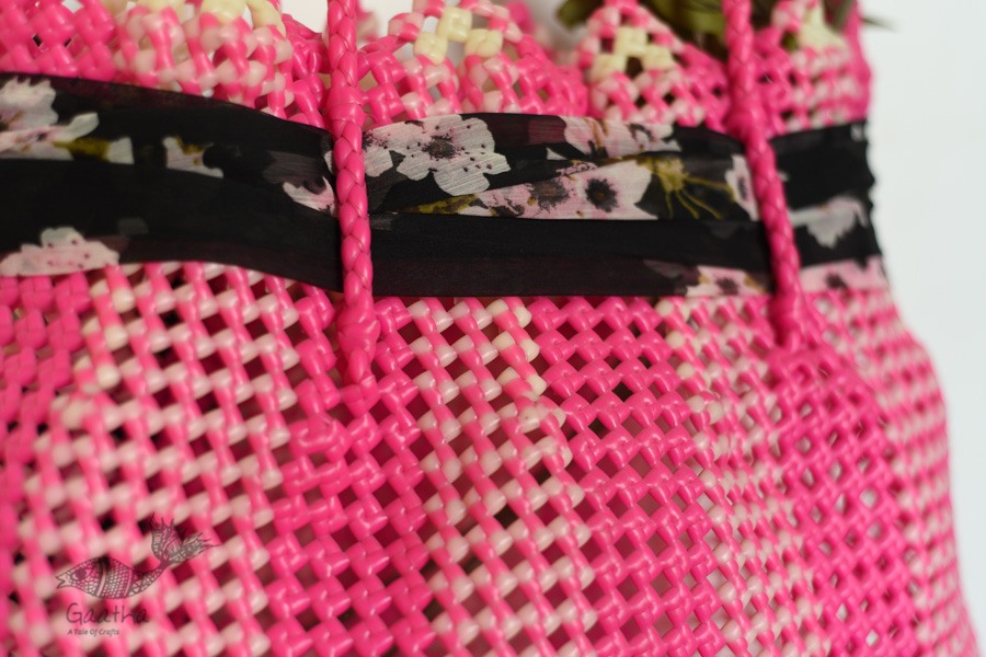 shop Multipurpose Grocery Pink Basket