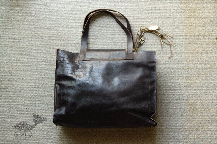 shop Black Leather Hand Bag