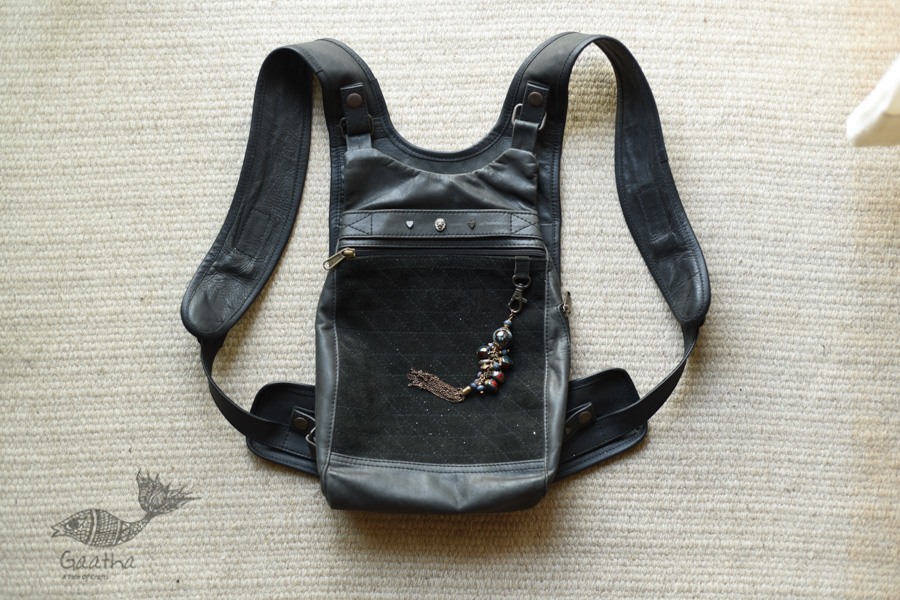 shop Black Leather Hand Bag