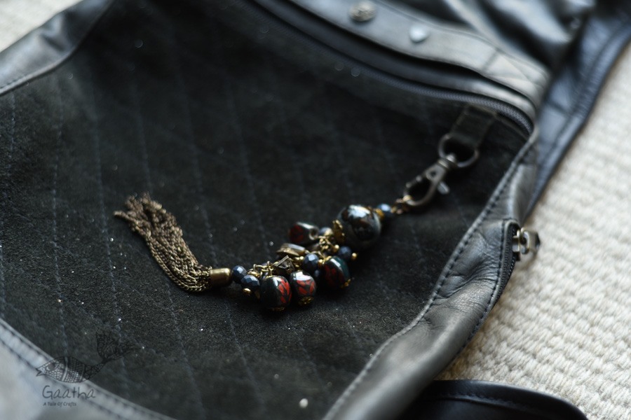 shop Black Leather Hand Bag