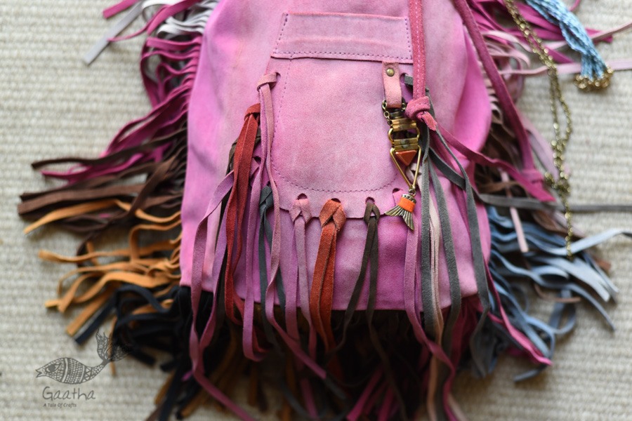 shop  Leather Boho Hand Bag