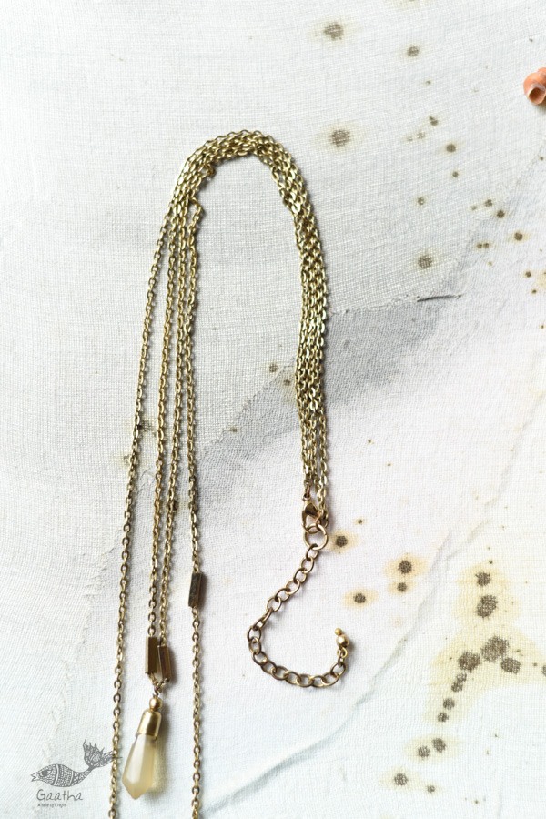 shop online handmade necklaceTwo Layered Long Necklace