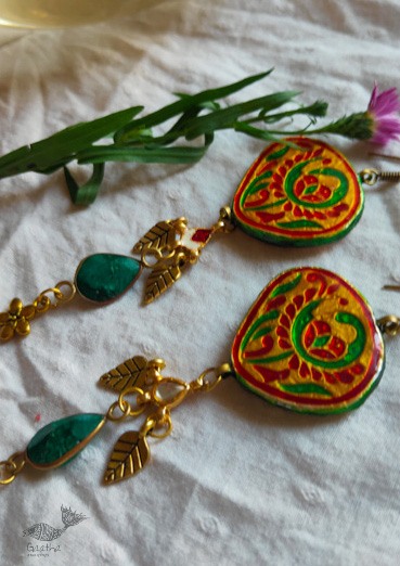 shop handmade Designer Meenakari & Stone Earring