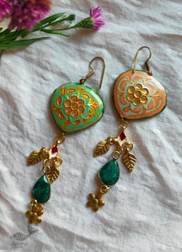 shop handmade Designer Meenakari & Stone Earring