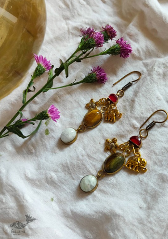 shop handmade Designer stone earring