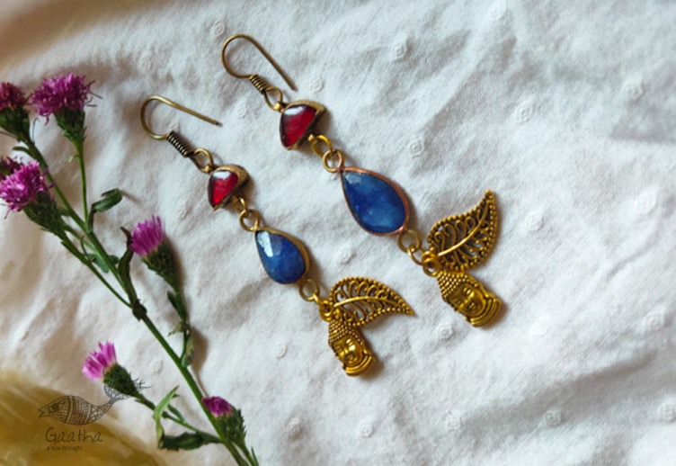 shop handmade Designer stone earring