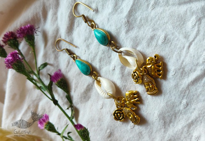 shop handmade Designer stone earring