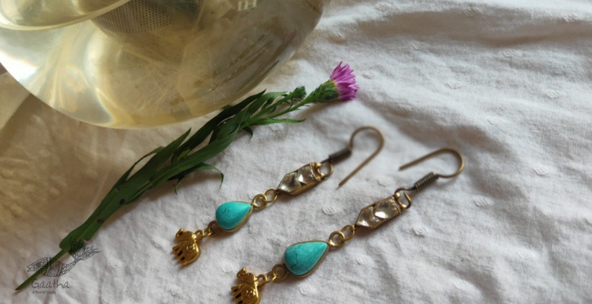 shop handmade Designer stone earring