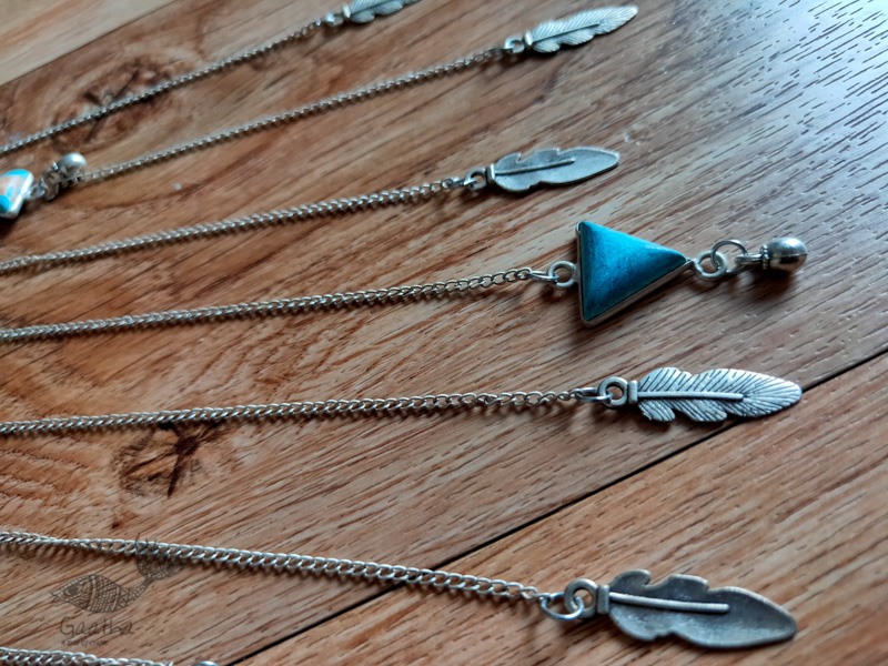 shop handmade stone and metal dream catcher - hangings