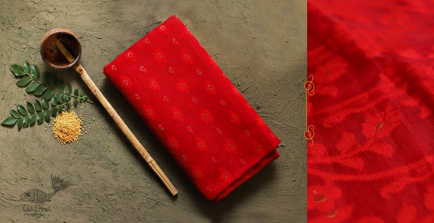 देबजानी ▦ Jacquard Handloom ▦ Jamdani Saree ~ 01