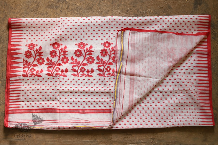 देबजानी ▦ Jacquard Handloom ▦ Jamdani Saree ~ 09