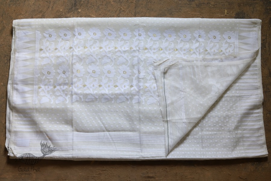 देबजानी ▦ Jacquard Handloom ▦ Jamdani Saree ~ 26