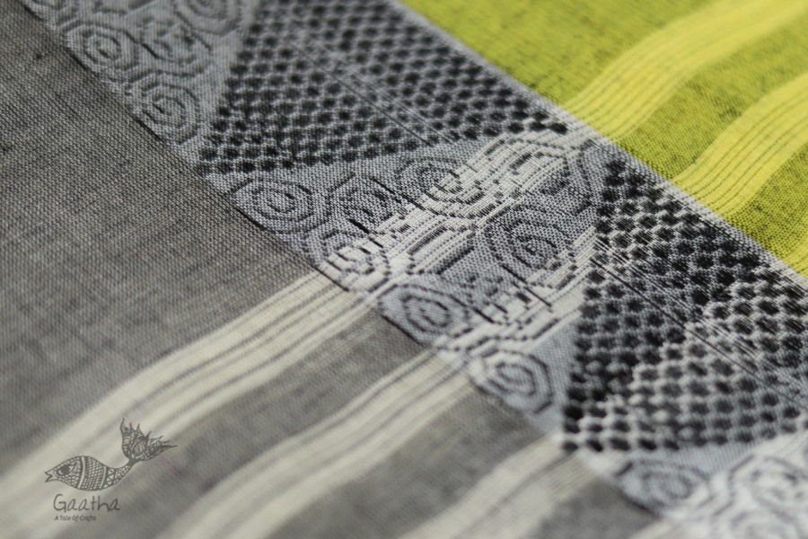 मलय ✽ Handloom Cotton Zari Saree With Buti ✽ 1