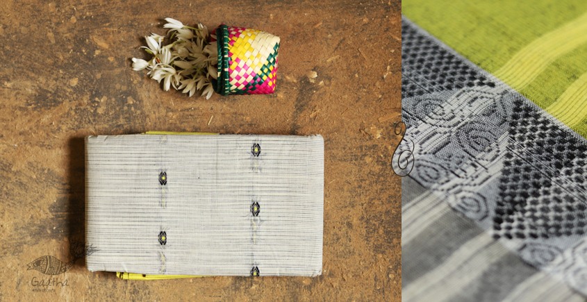 मलय ✽ Handloom Cotton Zari Saree With Buti ✽ 1