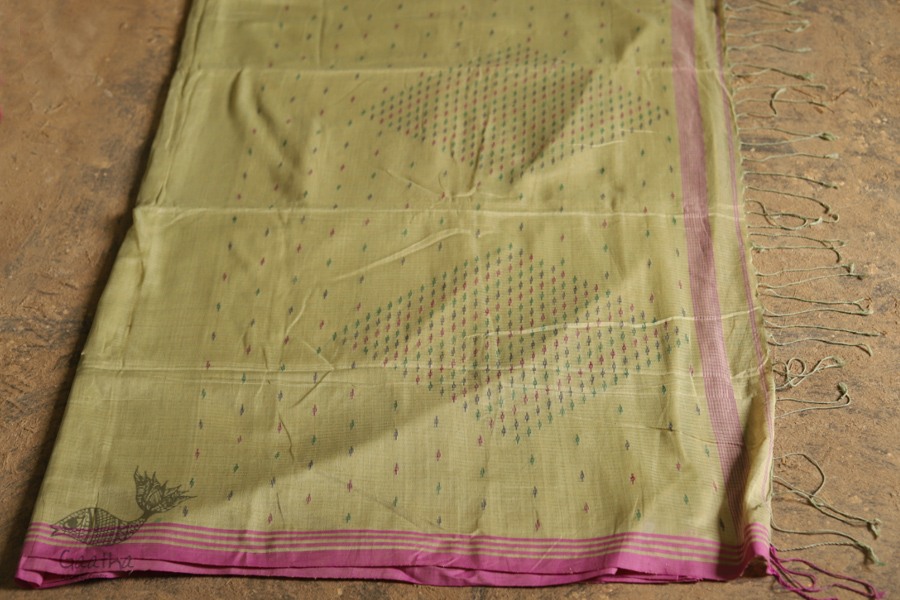 सूती ▦ Handloom Cotton Saree ~ 32