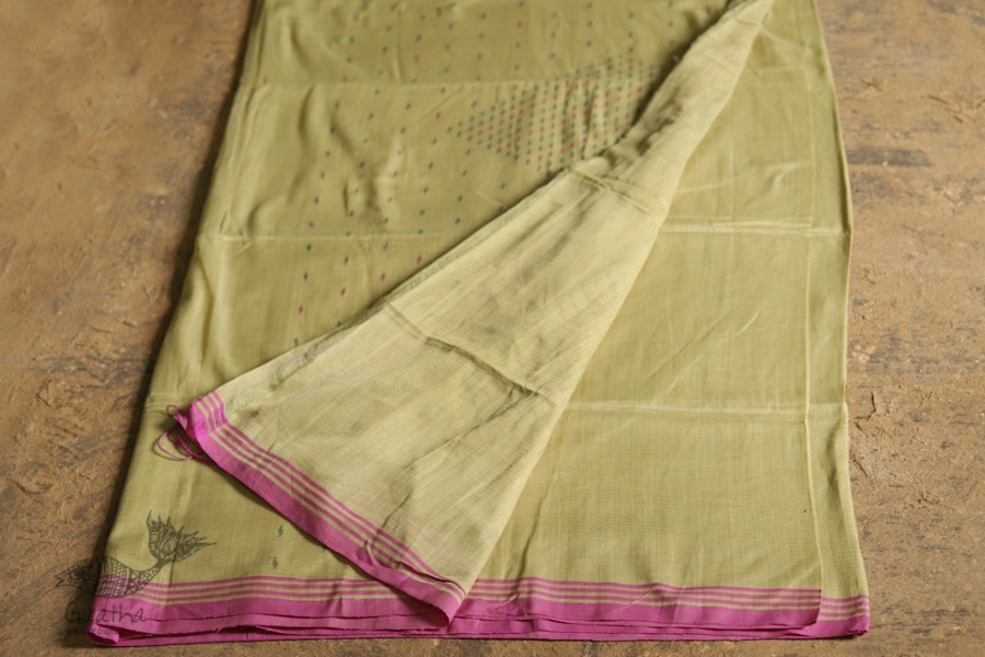 सूती ▦ Handloom Cotton Saree ~ 32