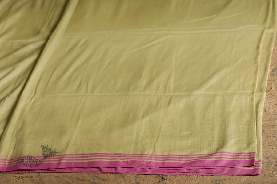 सूती ▦ Handloom Cotton Saree ~ 32