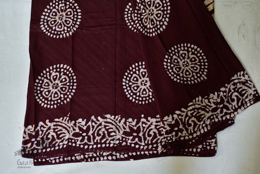 Vaamika ✲ Batik Cotton Saree ✲ E