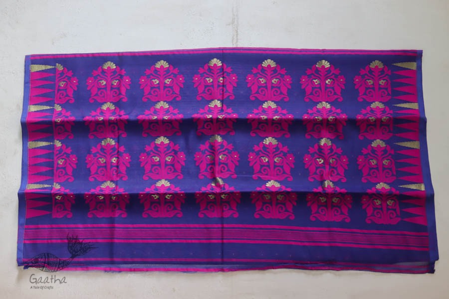 Indrani . इंद्राणी | Jacquard Hand loom ~ Dhakai Jamdani Saree ~ 6