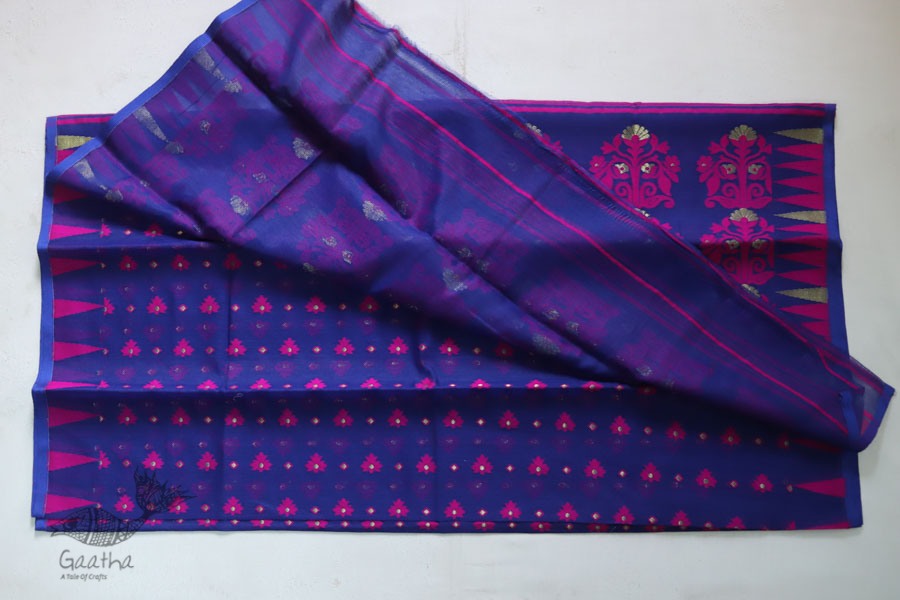 Indrani . इंद्राणी | Jacquard Hand loom ~ Dhakai Jamdani Saree ~ 6