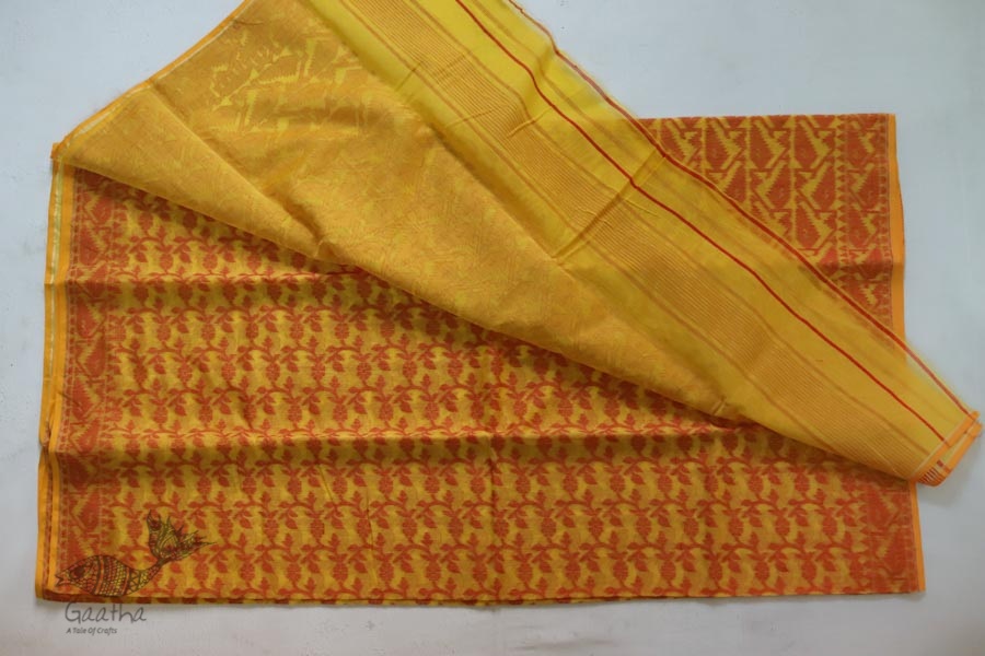 Indrani . इंद्राणी | Jacquard Hand loom ~ Dhakai Jamdani Saree ~ 7