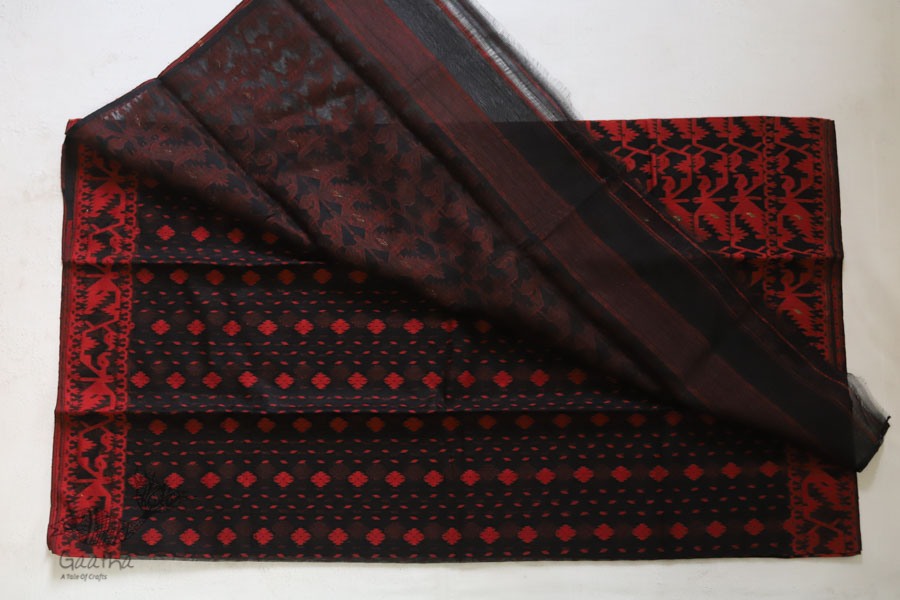 Indrani . इंद्राणी | Jacquard Hand loom ~ Dhakai Jamdani Saree ~ 9