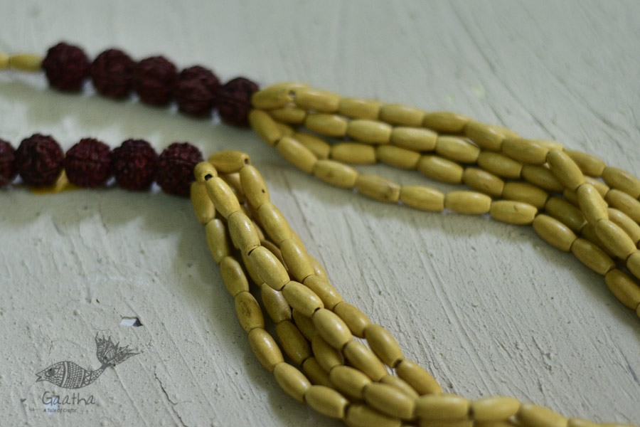 Indrani . इंद्राणी | Wooden Beads Necklace ~ 17