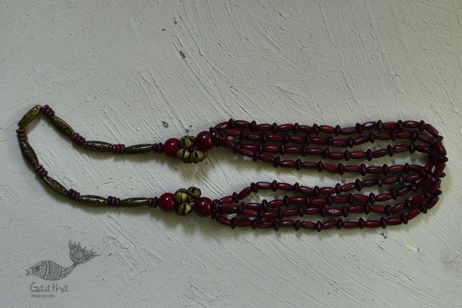 Indrani . इंद्राणी | Wooden Beads Necklace ~ 19