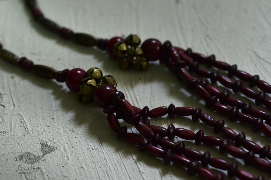 Indrani . इंद्राणी | Wooden Beads Necklace ~ 19