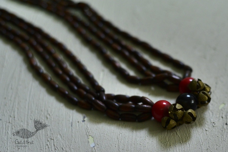 Indrani . इंद्राणी | Wooden Beads Necklace ~ 20