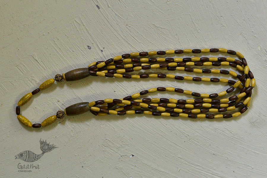 Indrani . इंद्राणी | Wooden Beads Necklace ~ 21