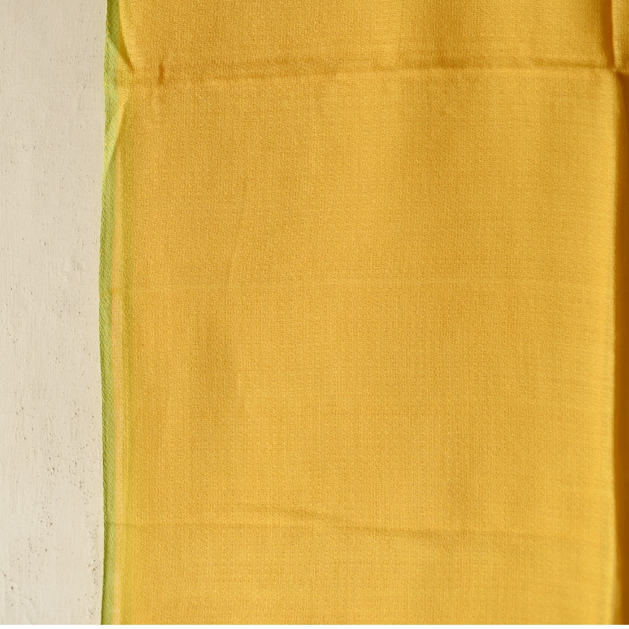 Buy Himalayan Handloom Cotton Stole - Yellow